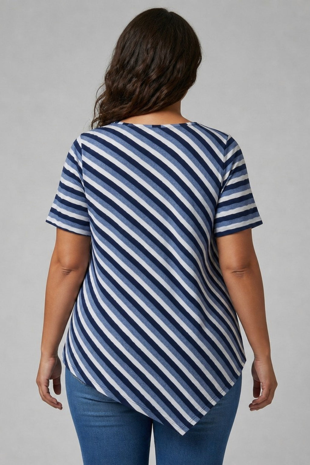 Pont Neuf Magrethe jersey tunic - Denim