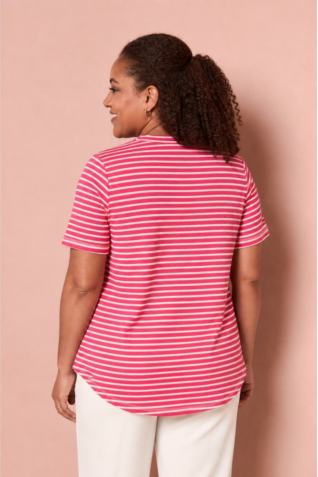 Pont Neuf Silva jersey top - Fuchsia