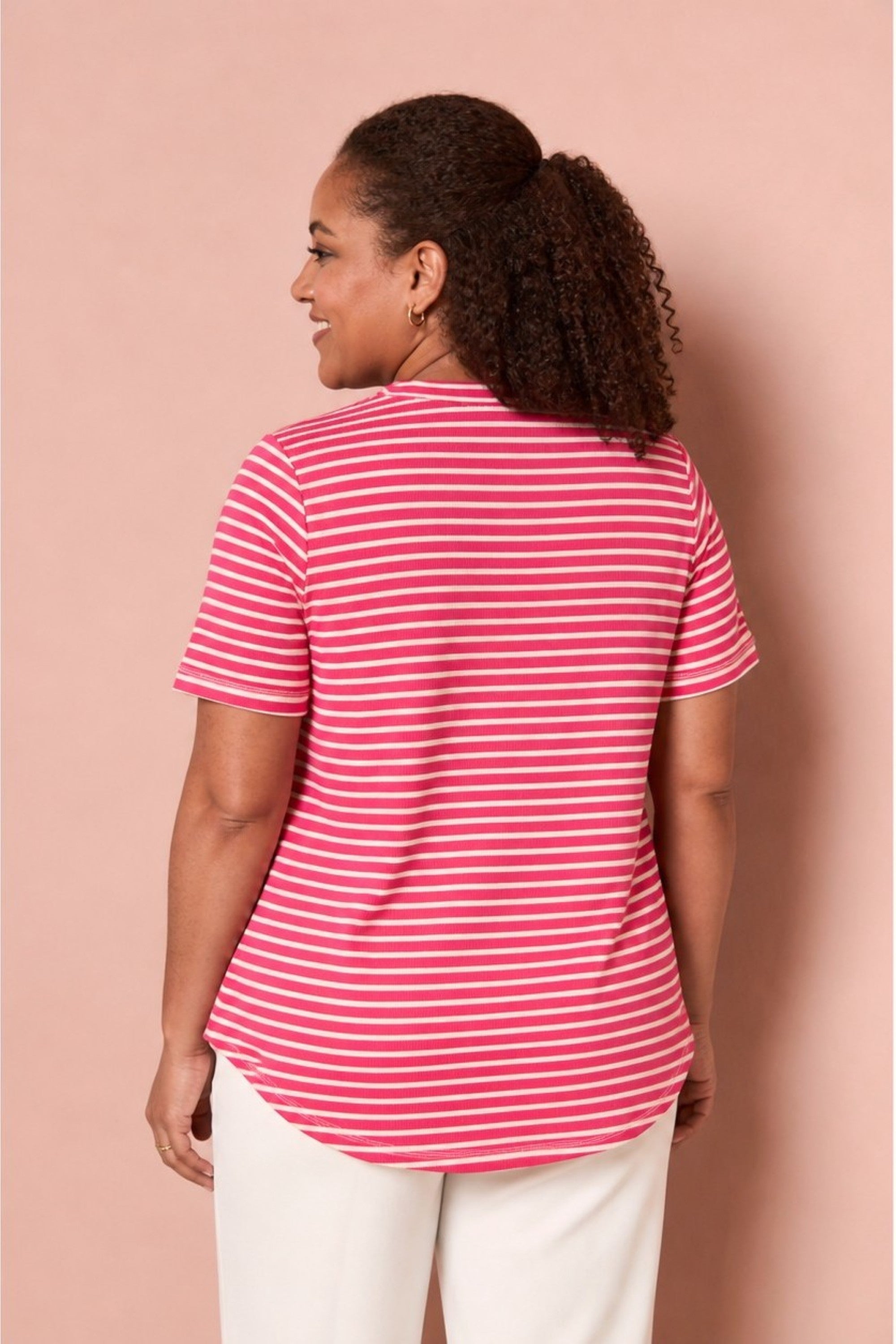 Pont Neuf Silva jersey top - Fuchsia
