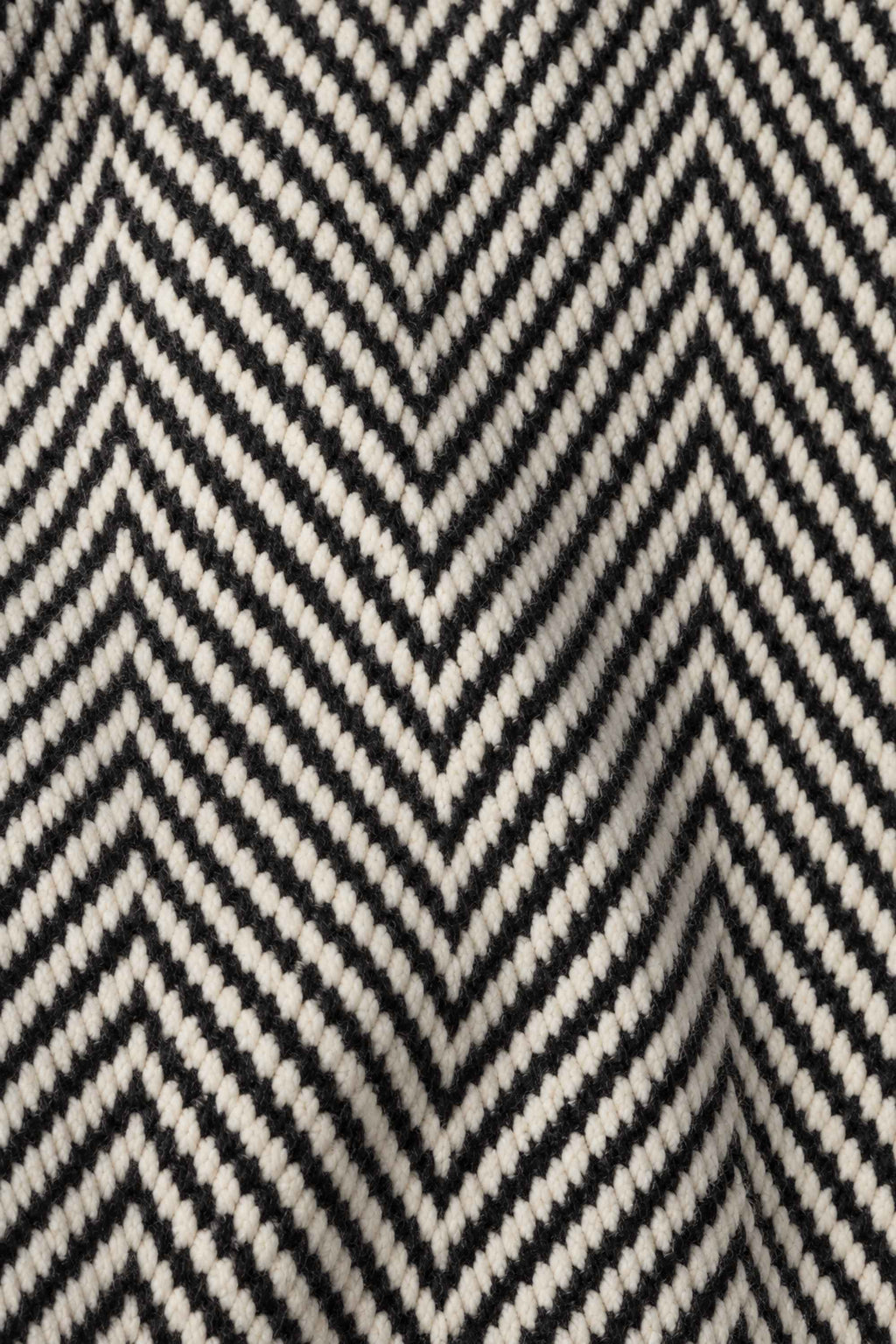 Via Appia edge to edge jacket - Black/White