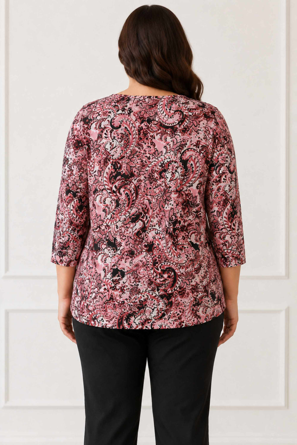 Via Appia paisley tee - Pink