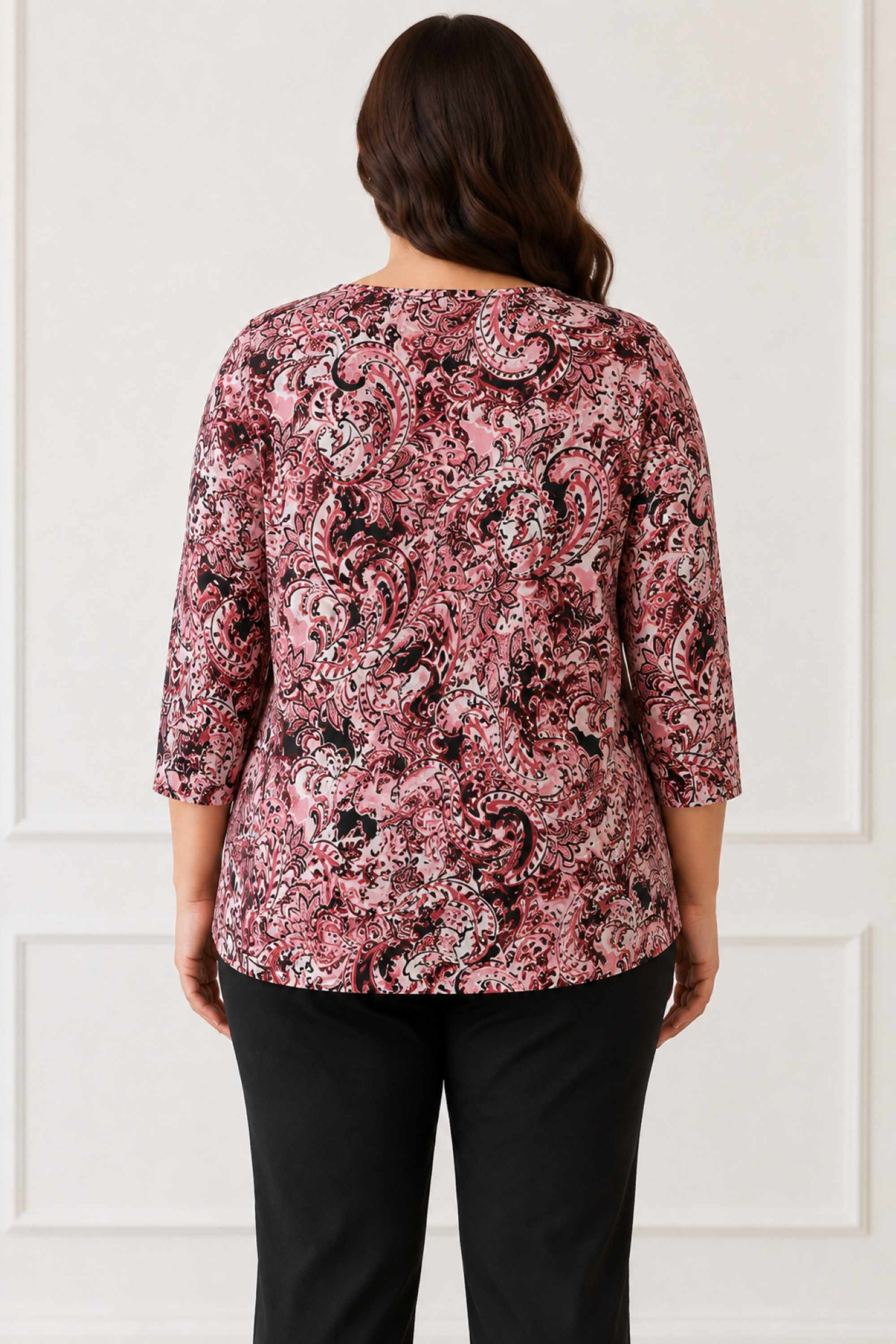 Via Appia paisley tee - Pink