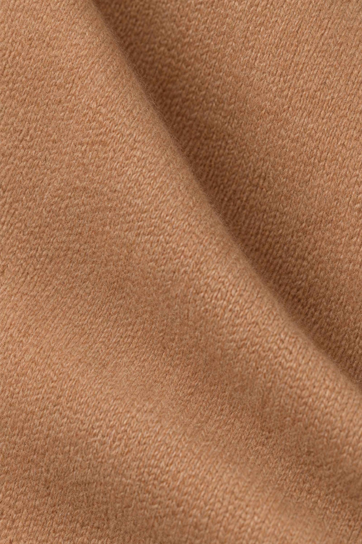 Via Appia V neck jumper - Camel
