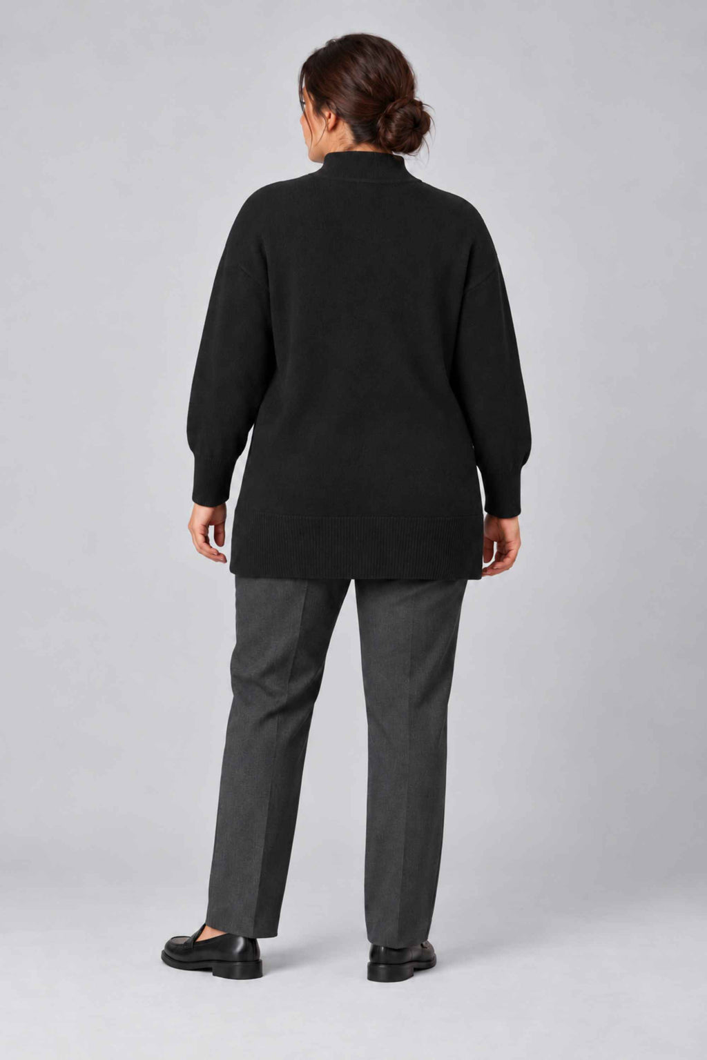 Via Appia zip feature jumper - Black