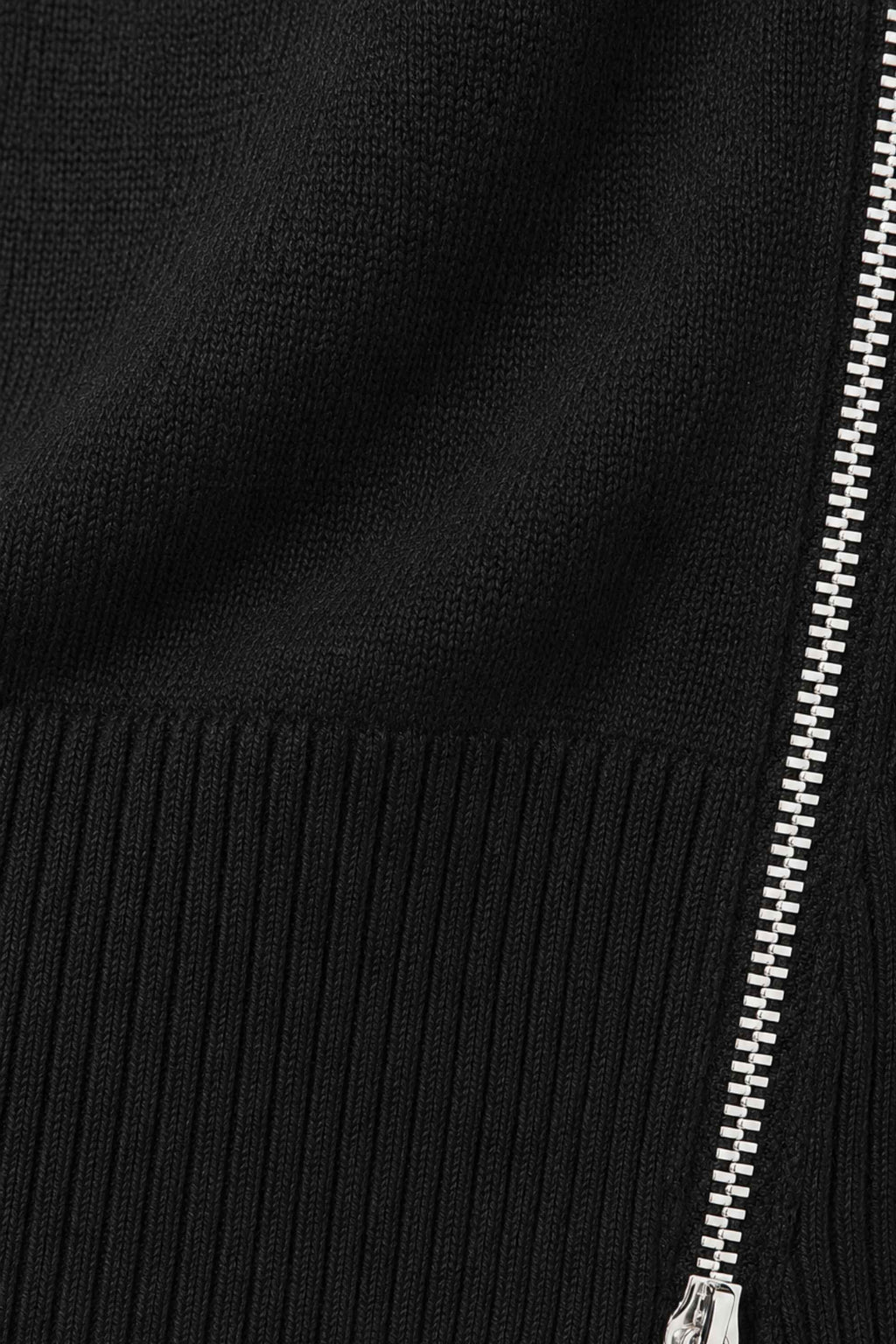 Via Appia zip feature jumper - Black