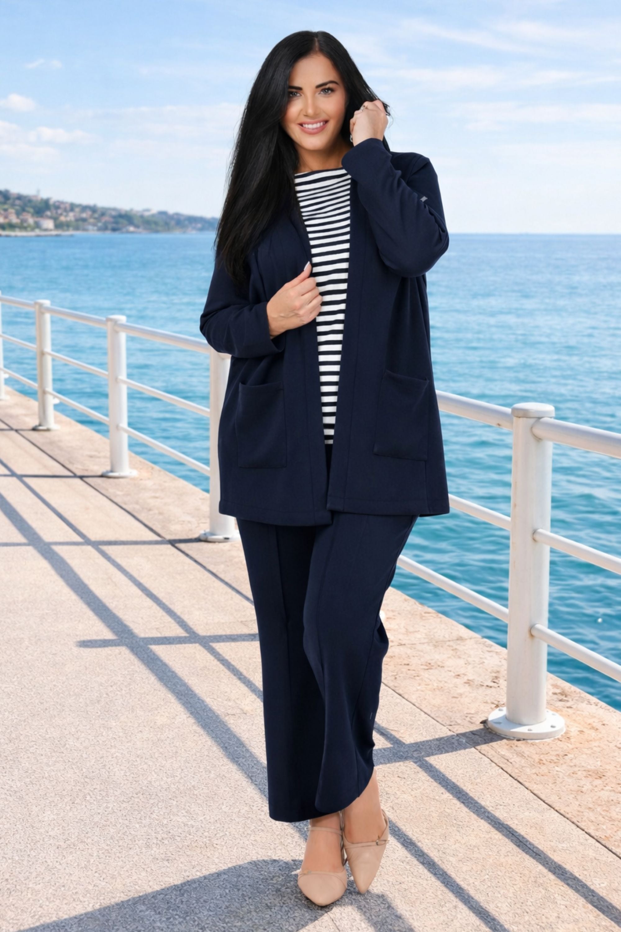 Via Appia leisure jacket - Navy