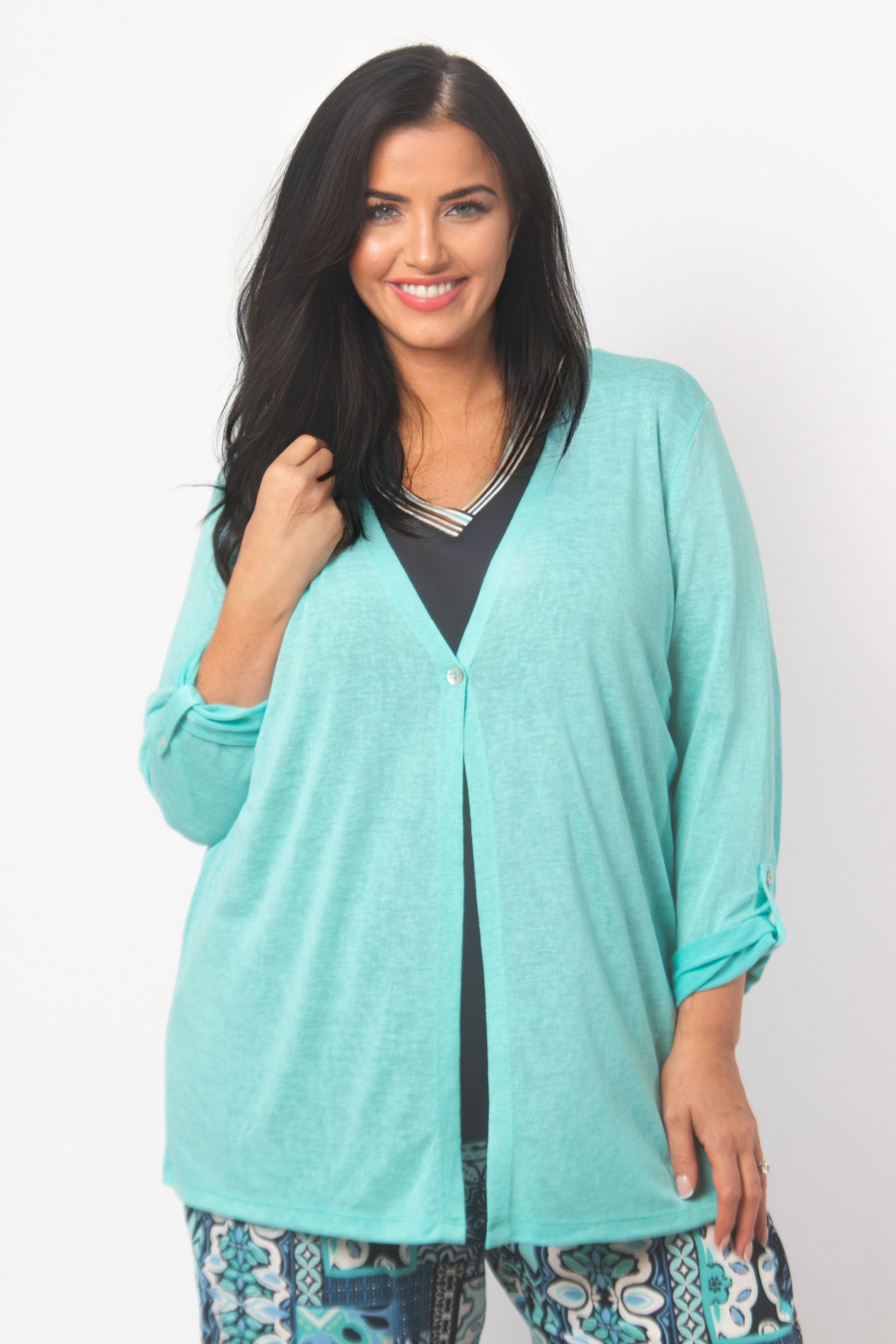 Via Appia one button cardi - Mint