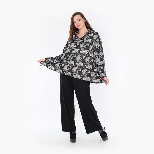 AKH Adriana cowl neck jumper - Grey - Image 2