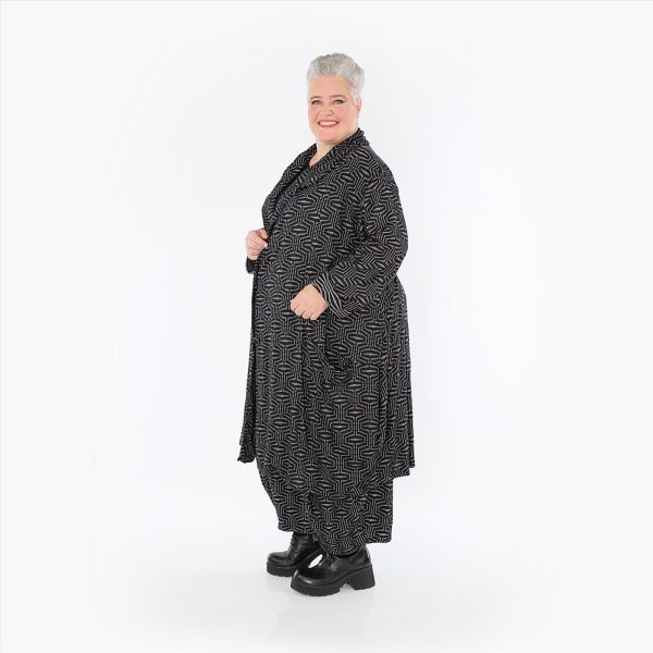 AKH Vanessa jacquard jacket - Black - Image 3