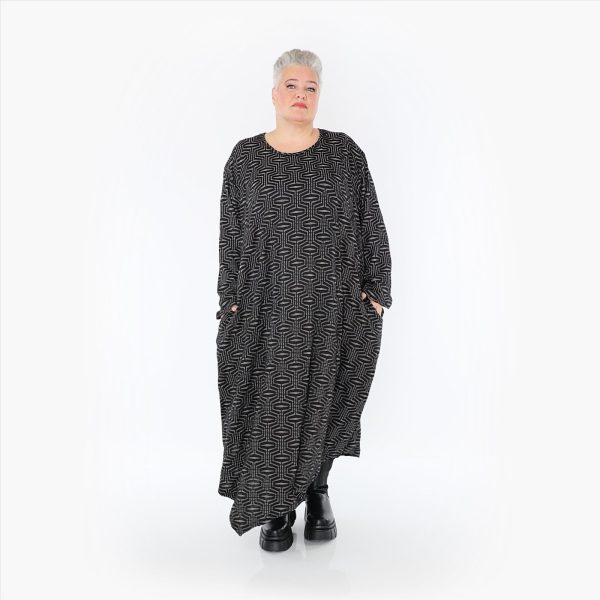 AKH Vanilla jacquard dress - Black - Image 3