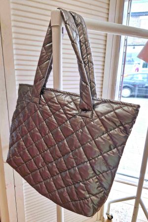 Our picture is showing AKH quilted bag in silver for Froxx Clothing plus sizes