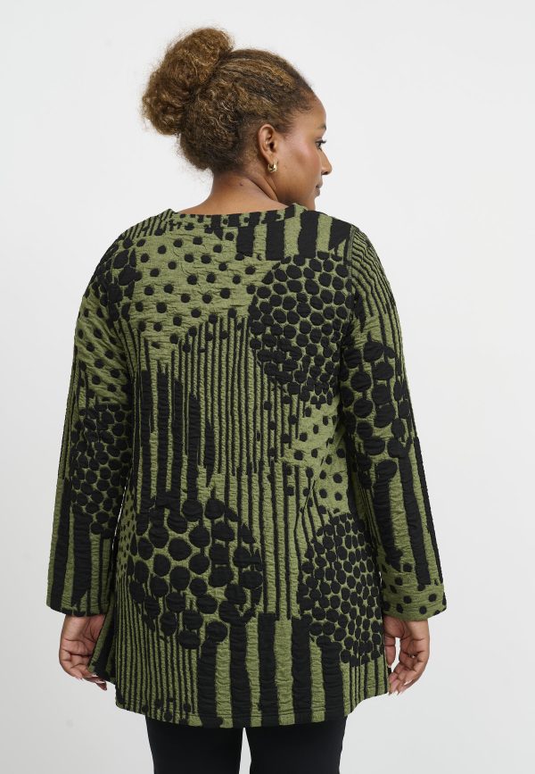 Pont Neuf Melina jersey tunic - Forest - Image 2