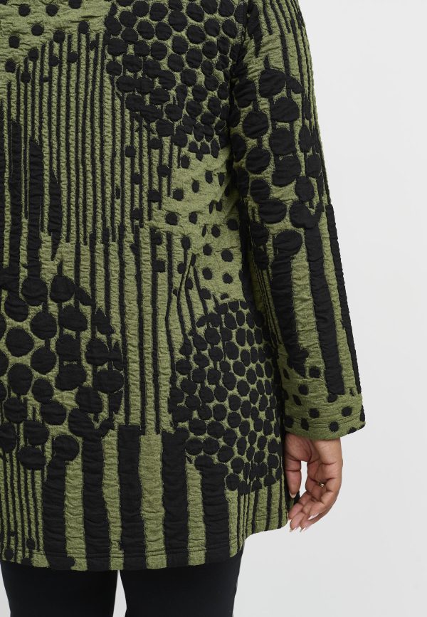 Pont Neuf Melina jersey tunic - Forest - Image 5
