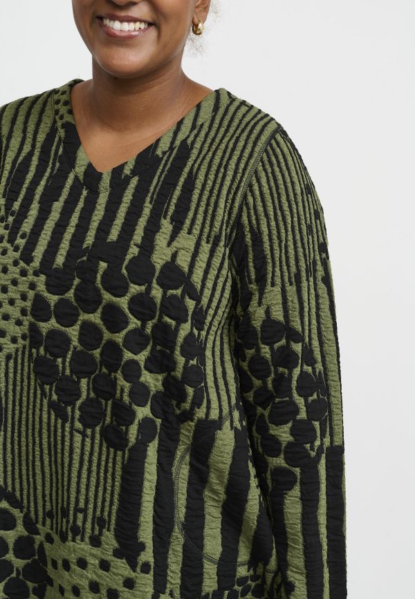 Pont Neuf Melina jersey tunic - Forest - Image 4