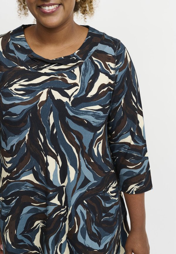 Pont Neuf Jola Tea tunic - Steel Blue - Image 4