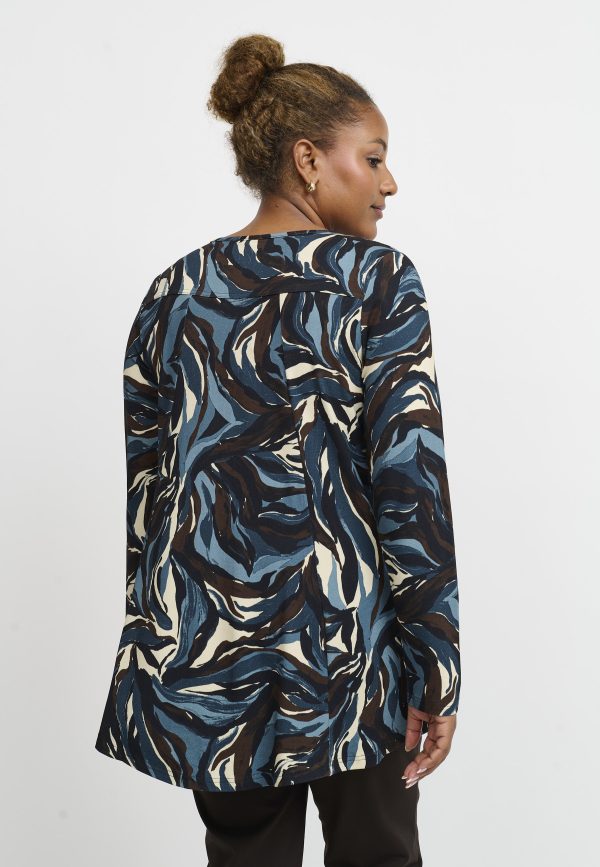 Pont Neuf Elvira A line tunic - Blues - Image 2