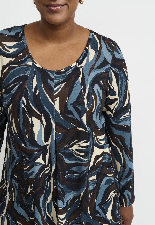 Pont Neuf Elvira A line tunic - Blues - Image 4