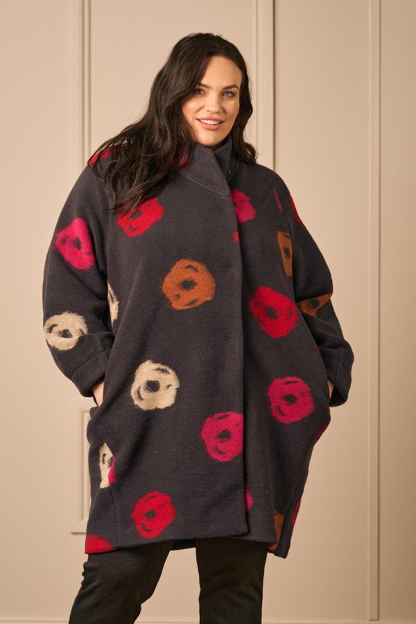 Noen wool mix coat - Anthracite - Image 4