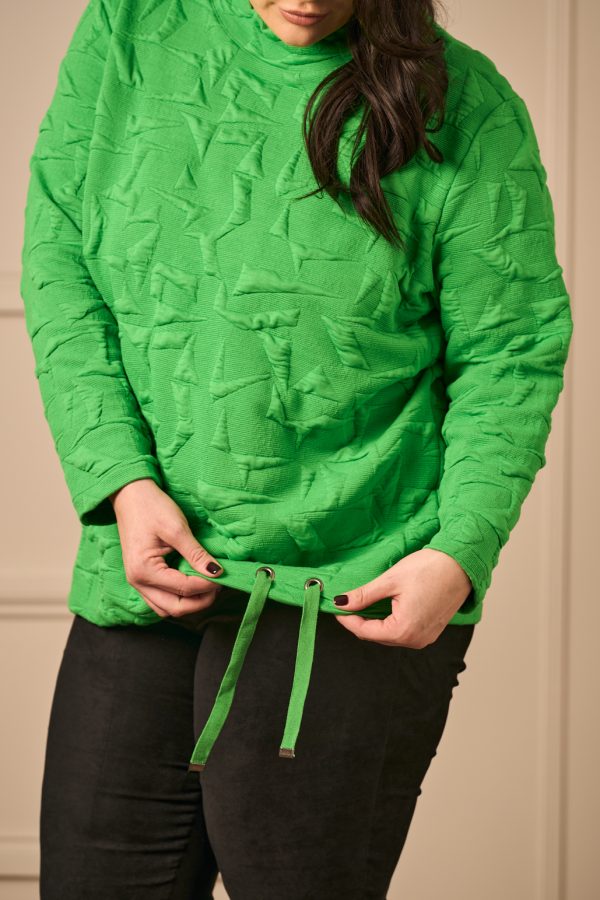 Doris Streich textured top - Green - Image 3