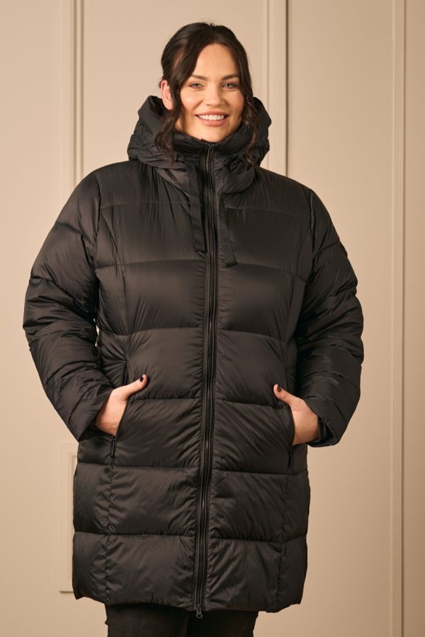 Frandsen puffa jacket - Black - Image 3