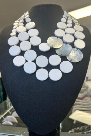 Zoya Disc/Shell Necklace