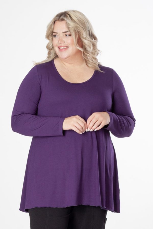Exelle Saskatol jersey tee - Purple - Image 4